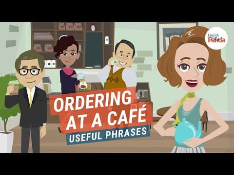 English Conversation at a Café
