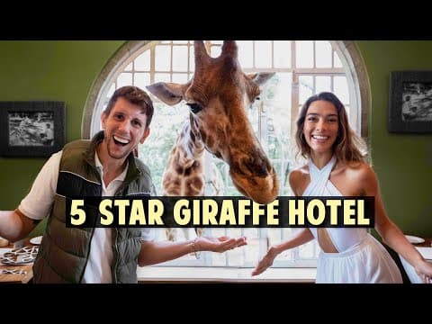We stayed at the Giraffe Manor (Africa's Most Famous Hotel)