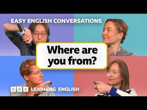Saying Where You're From: Easy English Conversations
