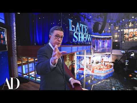 Inside The Late Show Set with Stephen Colbert