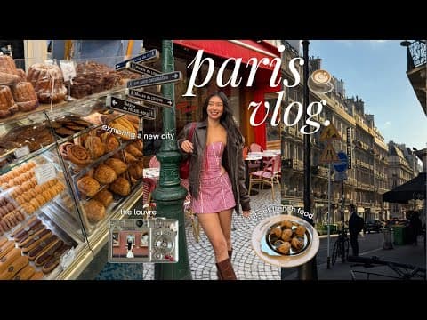 Paris Travel Vlog: Airbnb, Louvre, City Bikes and Food Stops