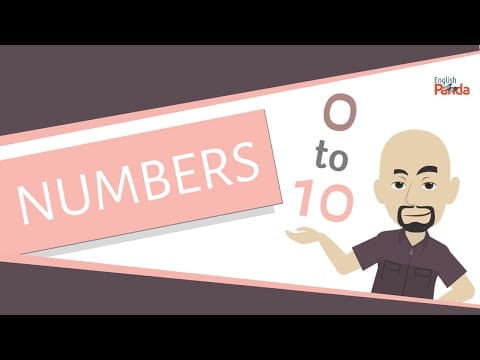 Numbers in English: Zero to Ten