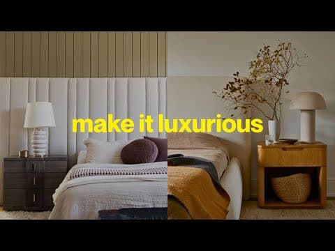 8 Ways to Make Your Bedroom Look Like a Luxury Hotel