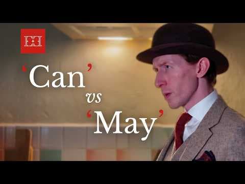 Can vs May in a Detective Dialogue