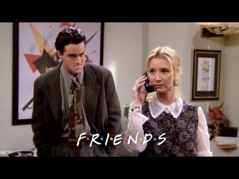 Phoebe Somehow Becomes Chandler's Secretary