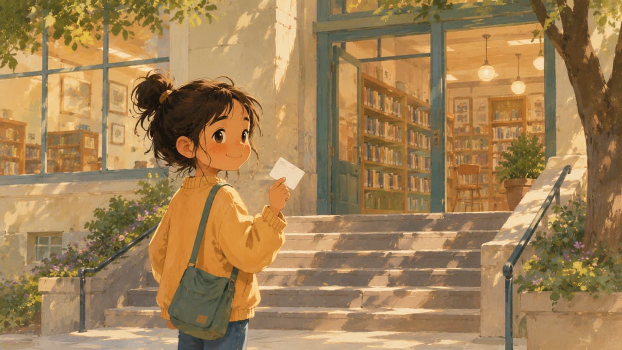 Mia Finds a Library Card